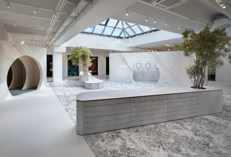 Area 17 signe le restyling du showroom FAB Fiandre Architectural Bureau de Castellarano